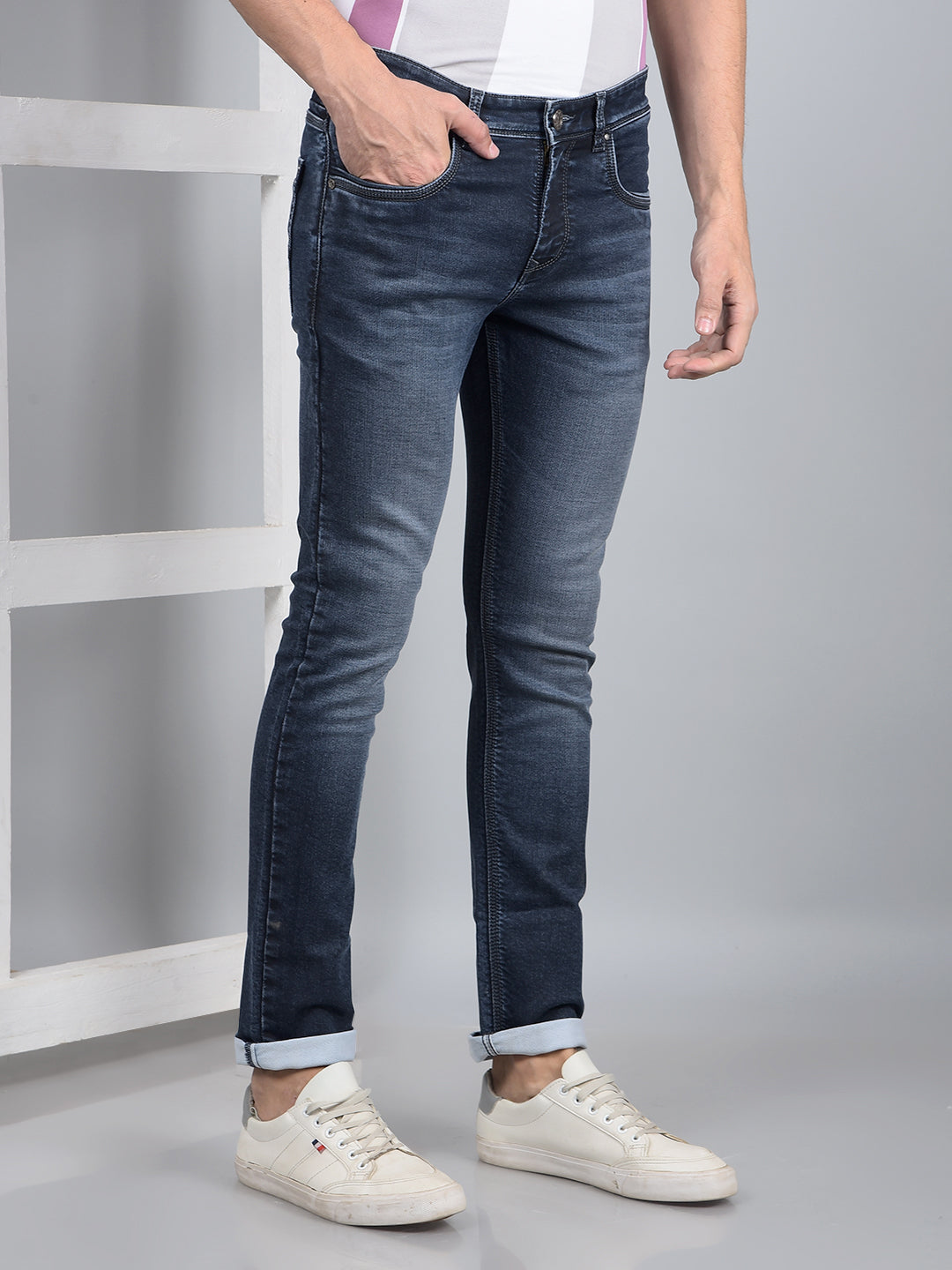 Blue Jeans-Men Jeans-Crimsoune Club