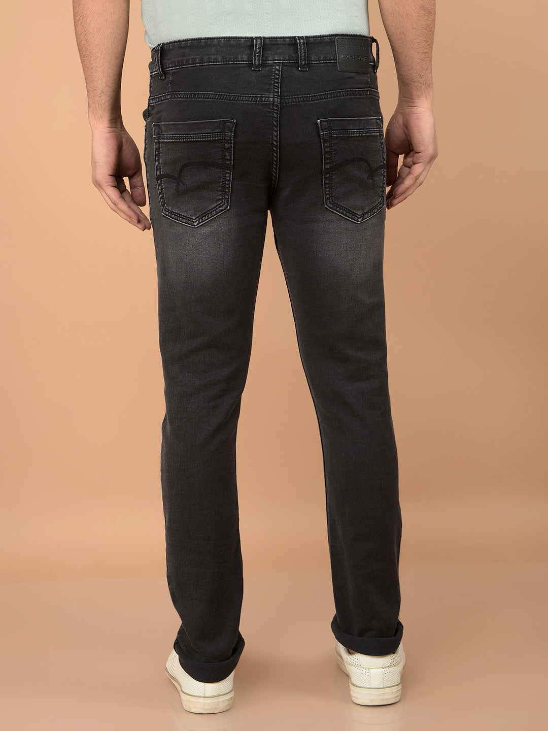 Black Jeans-Men Jeans-Crimsoune Club