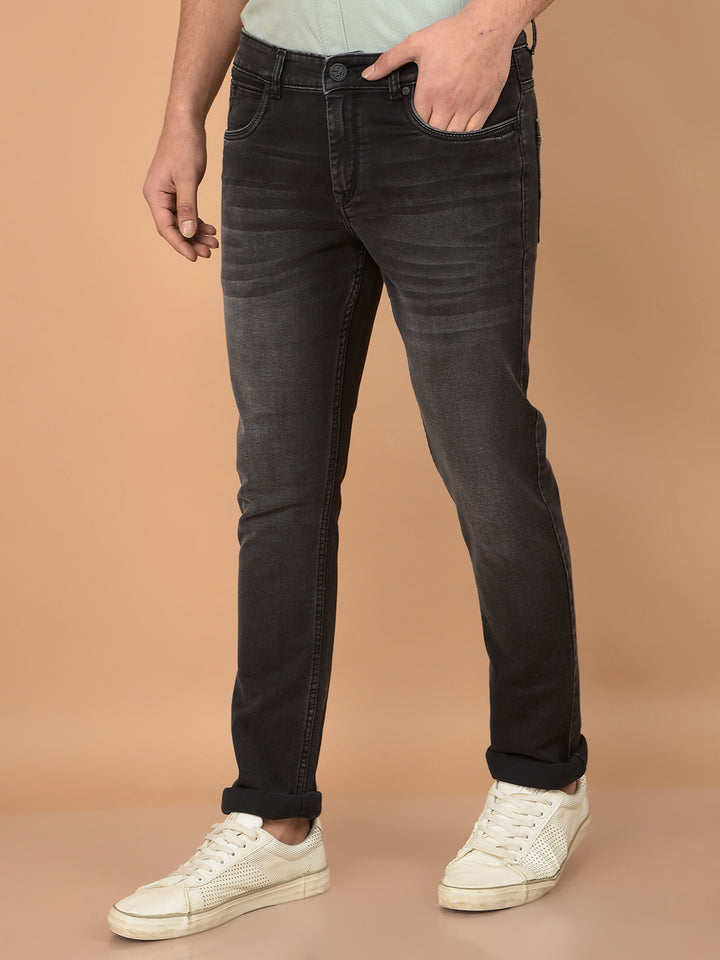 Black Jeans-Men Jeans-Crimsoune Club