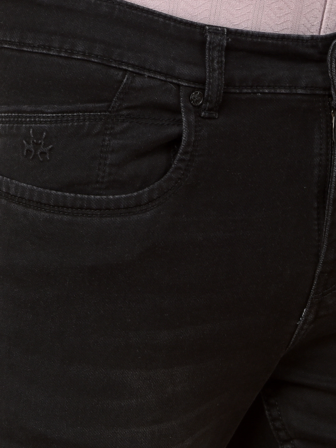 Black Straight Jeans-Men Jeans-Crimsoune Club