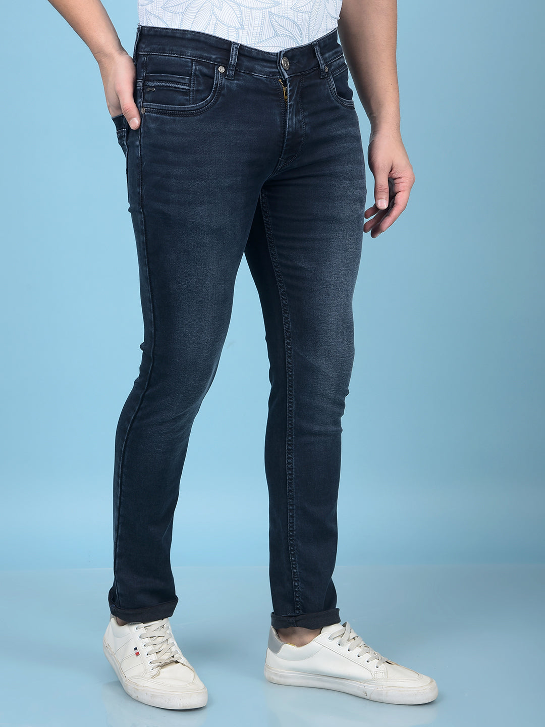 Blue Jeans-Men Jeans-Crimsoune Club