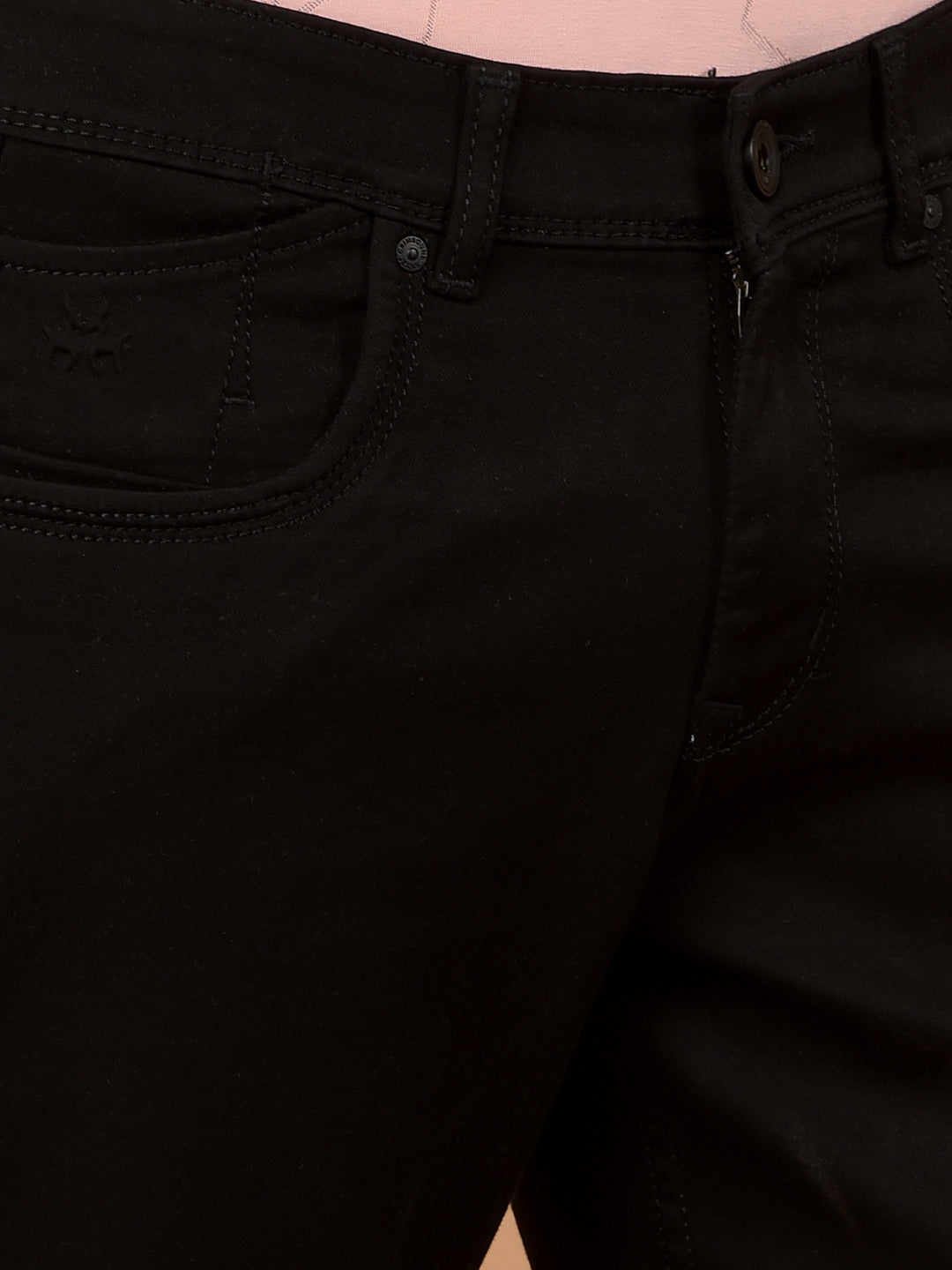 Black Straight Jeans-Men Jeans-Crimsoune Club