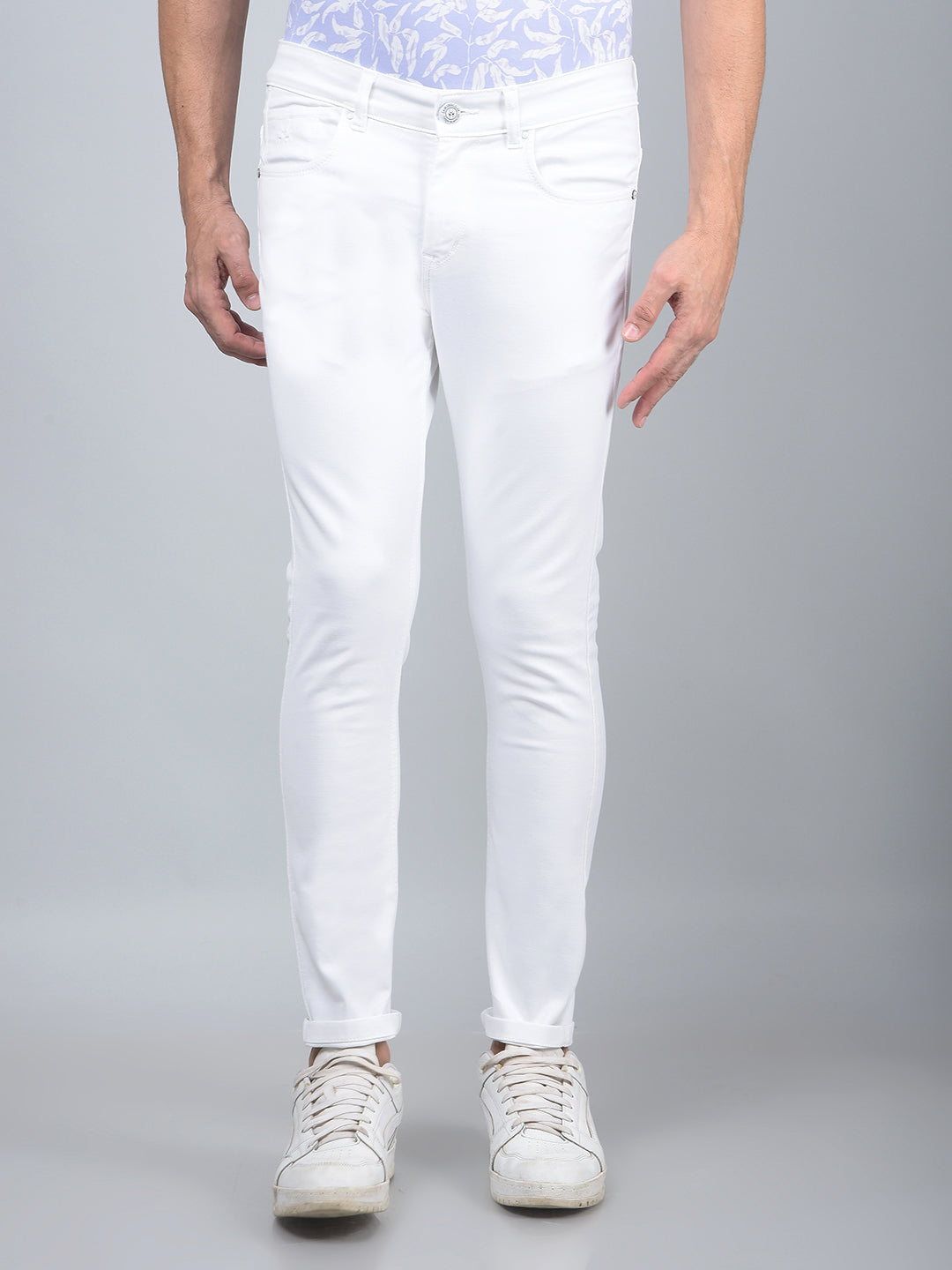 White Jeans-Men Jeans-Crimsoune Club