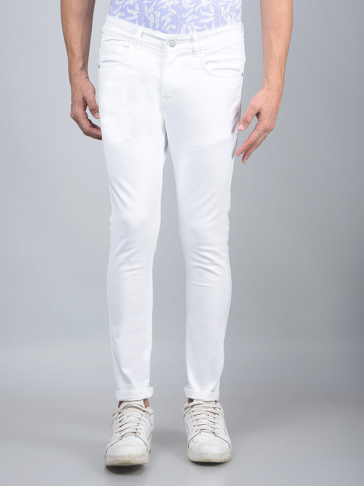 White Jeans-Men Jeans-Crimsoune Club