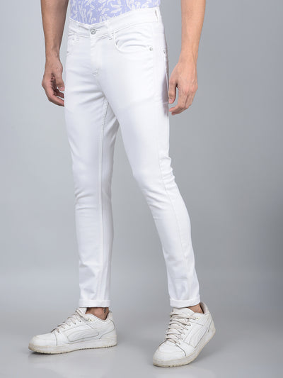 White Jeans-Men Jeans-Crimsoune Club