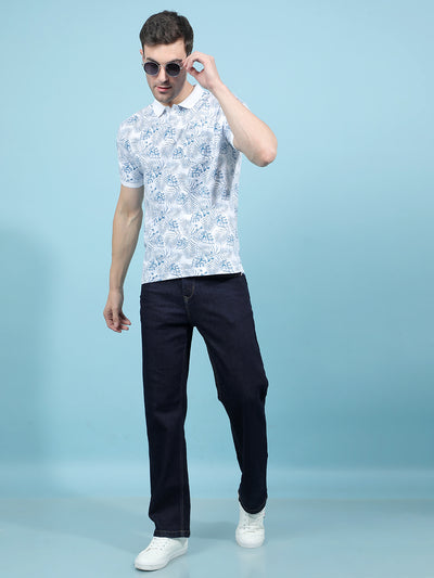 Blue Baggy Jeans-Men Jeans-Crimsoune Club