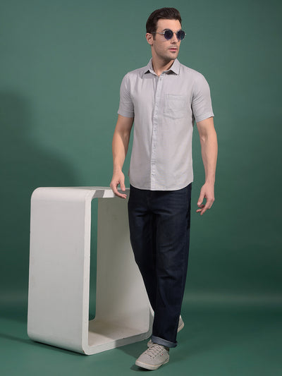 Blue Baggy Jeans-Men Jeans-Crimsoune Club