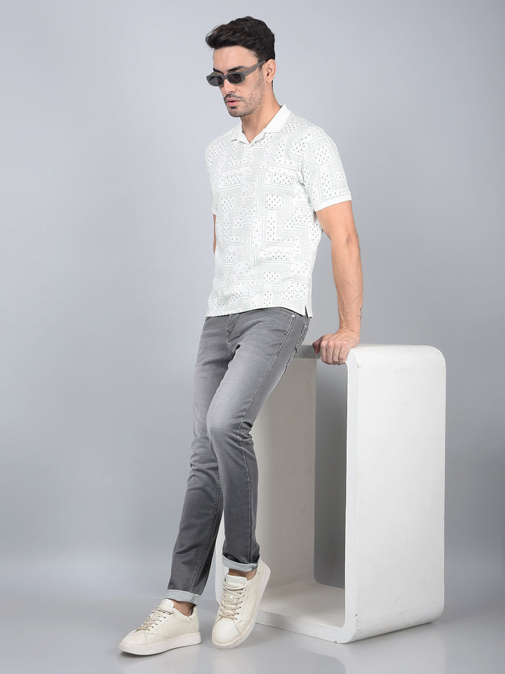 Grey Jeans-Men Jeans-Crimsoune Club