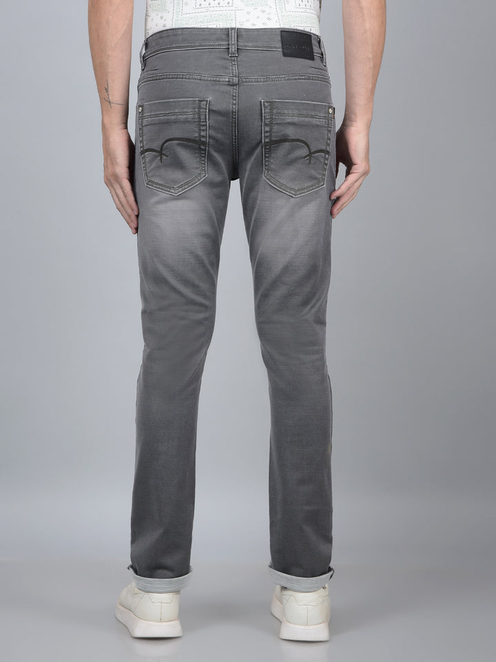 Grey Jeans-Men Jeans-Crimsoune Club
