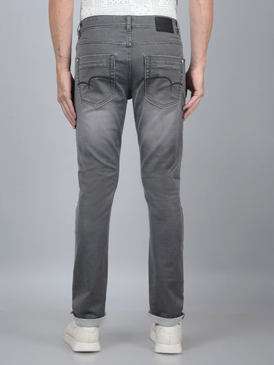 Grey Jeans-Men Jeans-Crimsoune Club