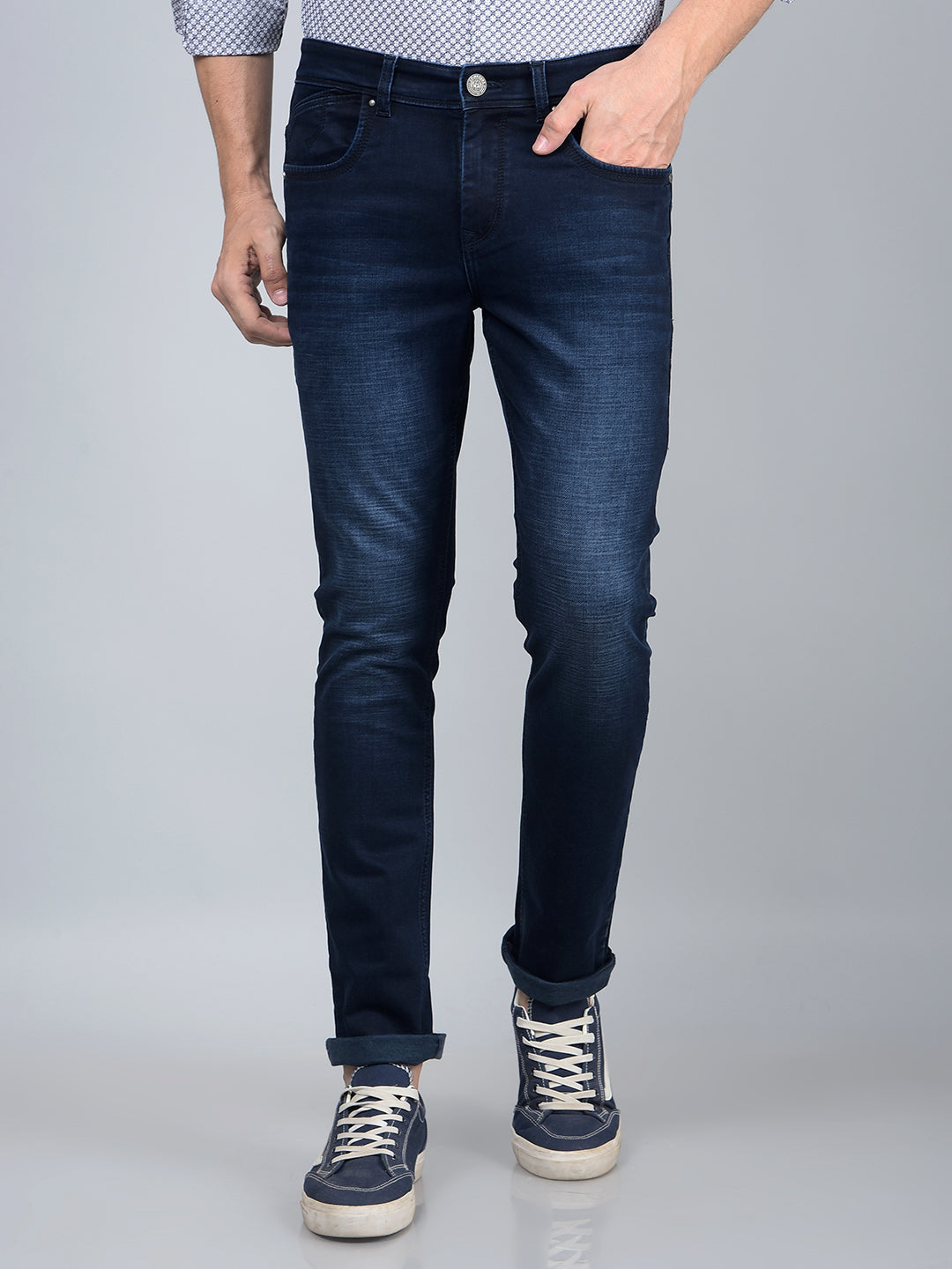 Blue Jeans-Men Jeans-Crimsoune Club