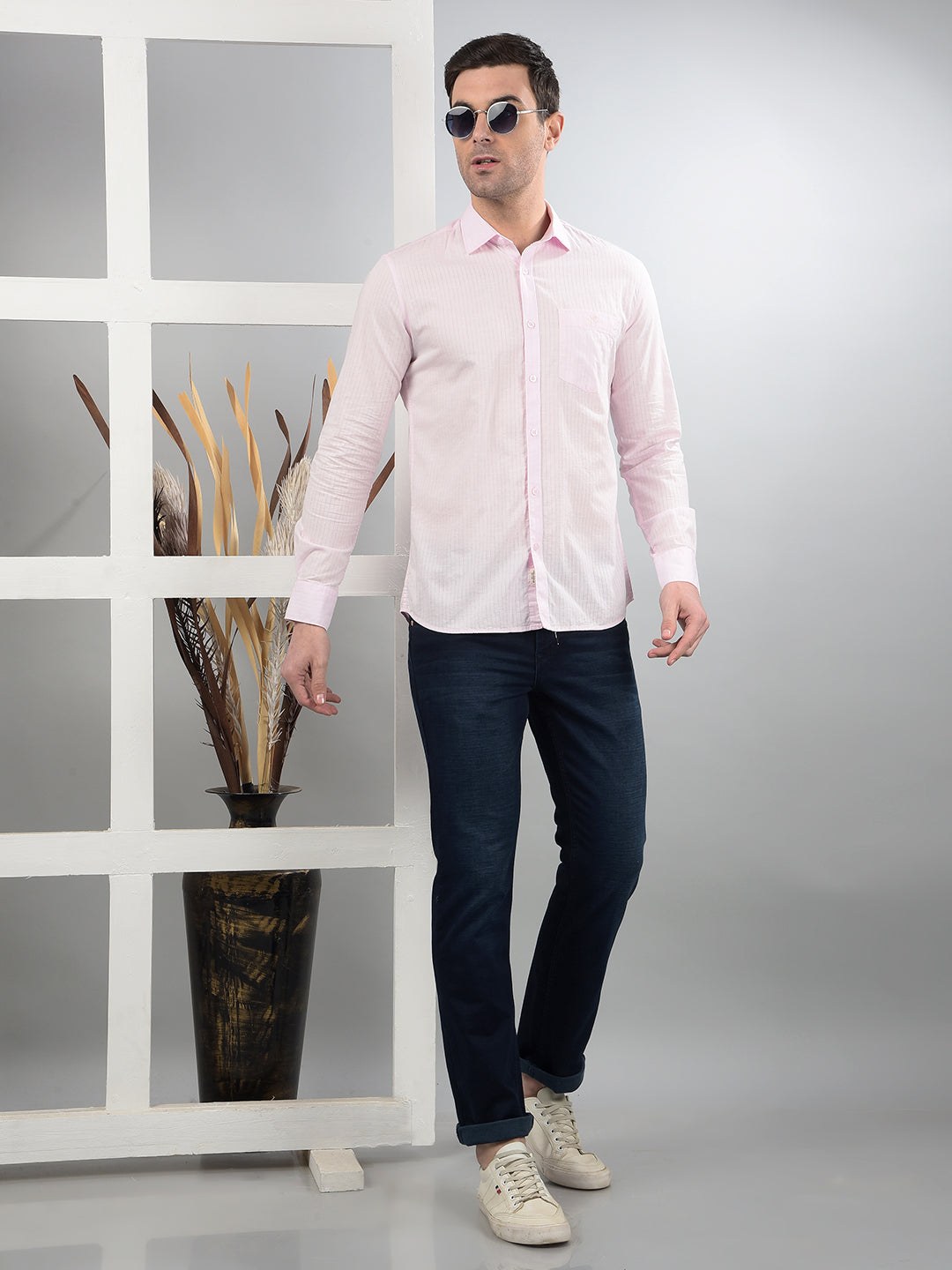 Navy Blue Straight Jeans-Men Jeans-Crimsoune Club