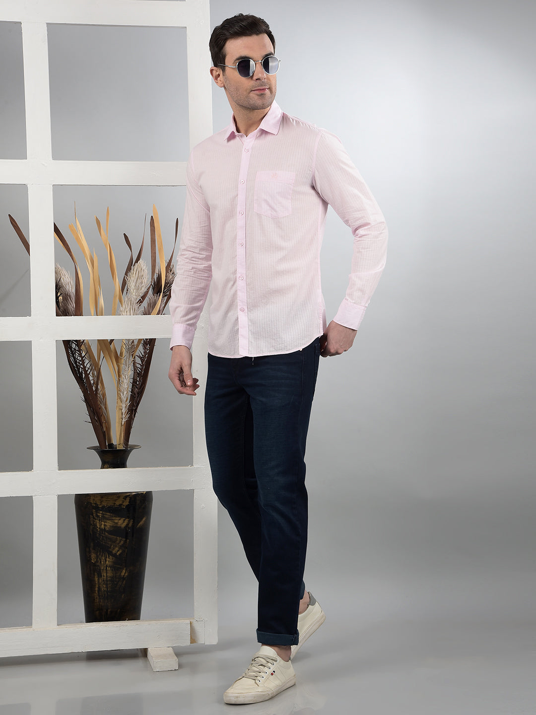 Navy Blue Straight Jeans-Men Jeans-Crimsoune Club