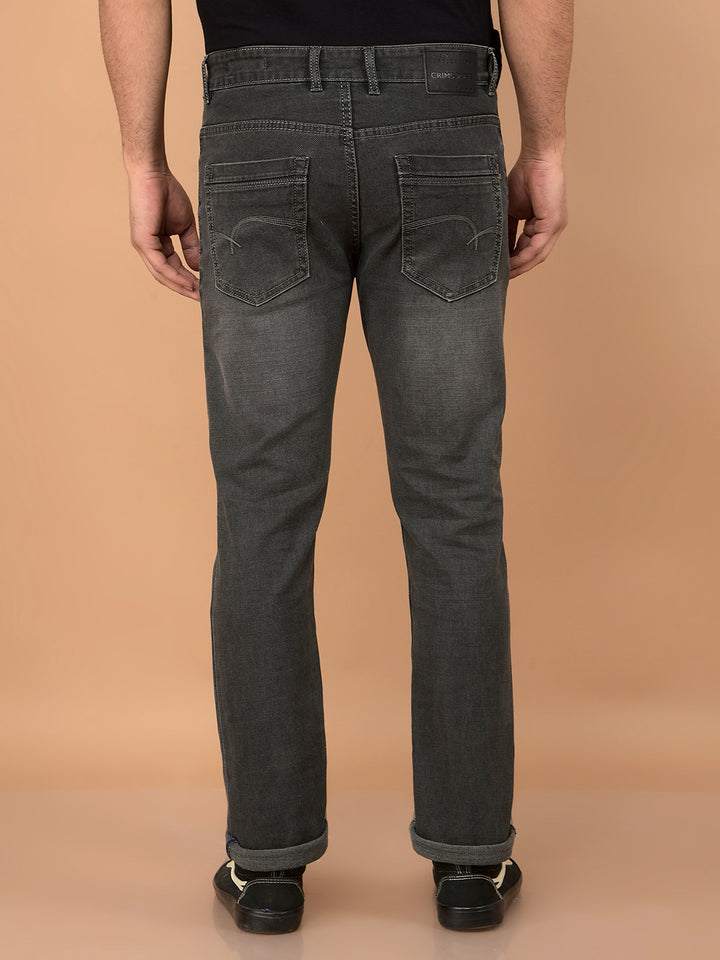 Grey Jeans-Men Jeans-Crimsoune Club