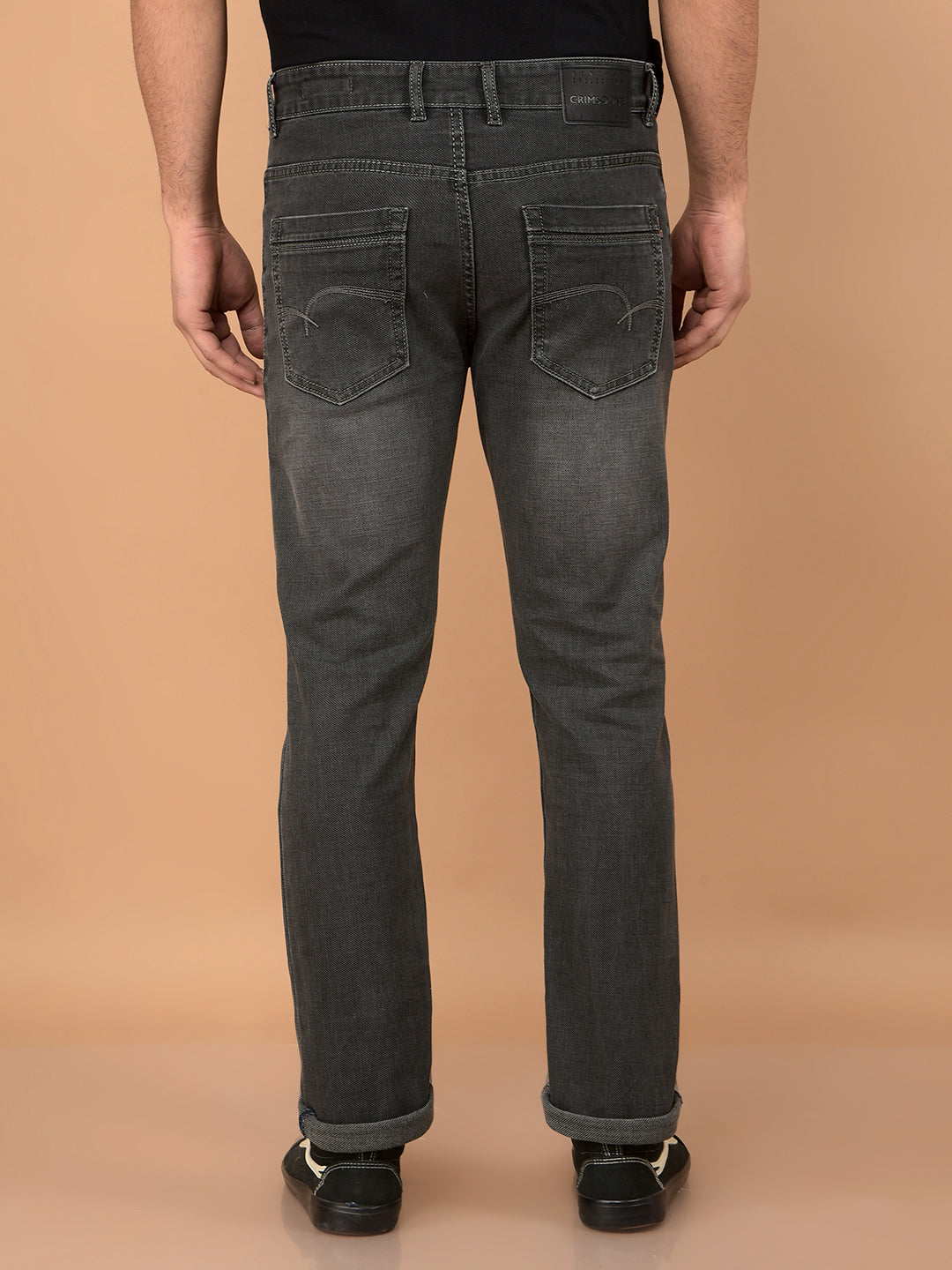 Grey Jeans-Men Jeans-Crimsoune Club
