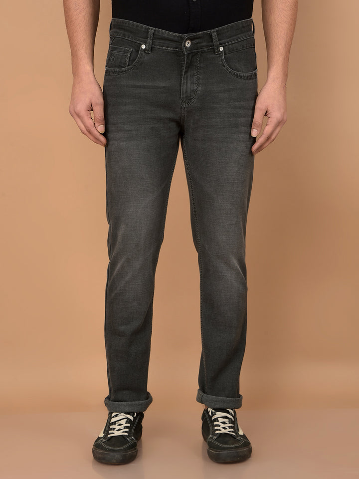 Grey Jeans-Men Jeans-Crimsoune Club