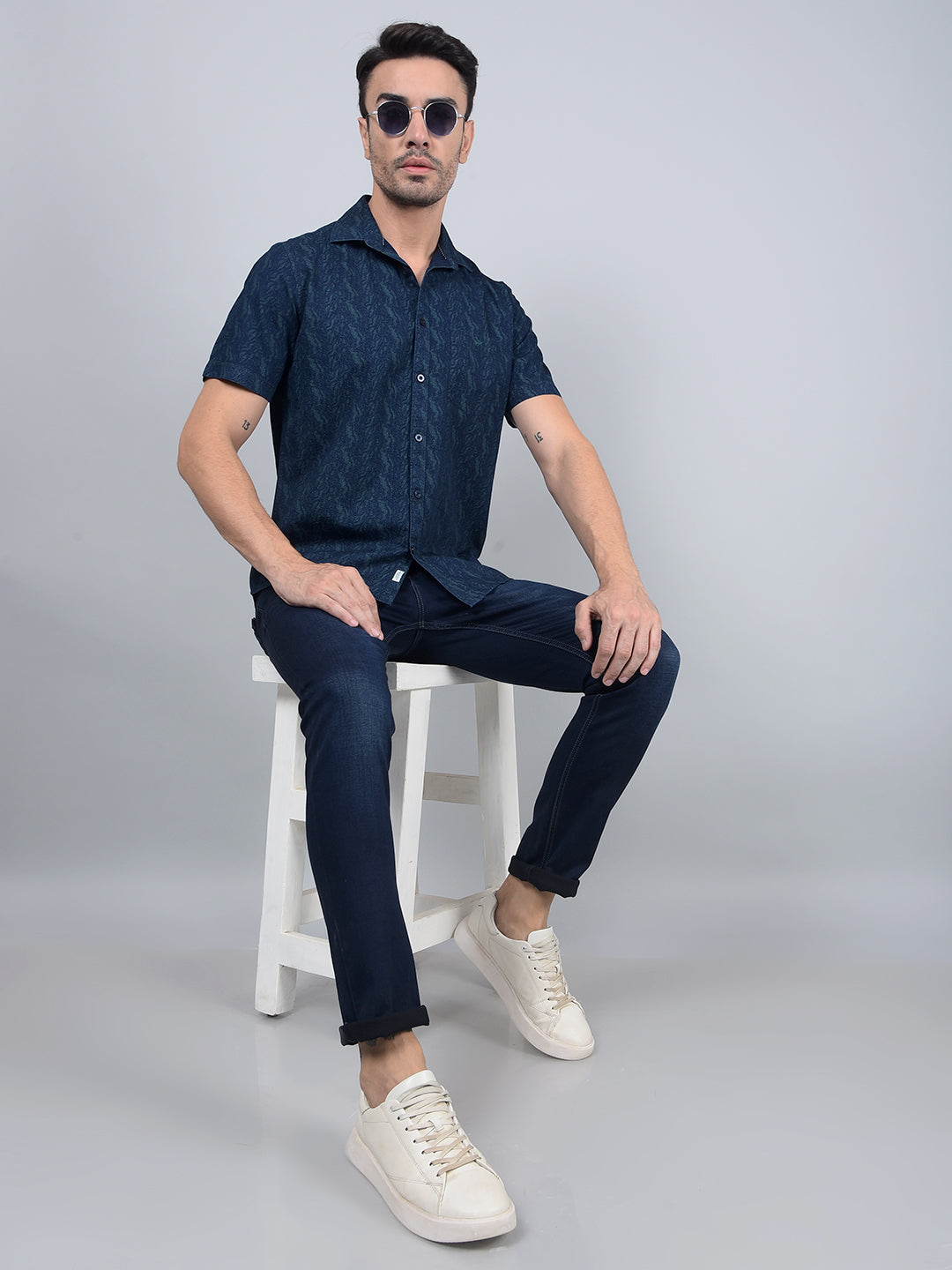 Blue Jeans-Men Jeans-Crimsoune Club