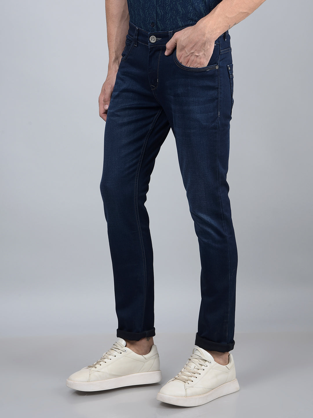 Blue Jeans-Men Jeans-Crimsoune Club