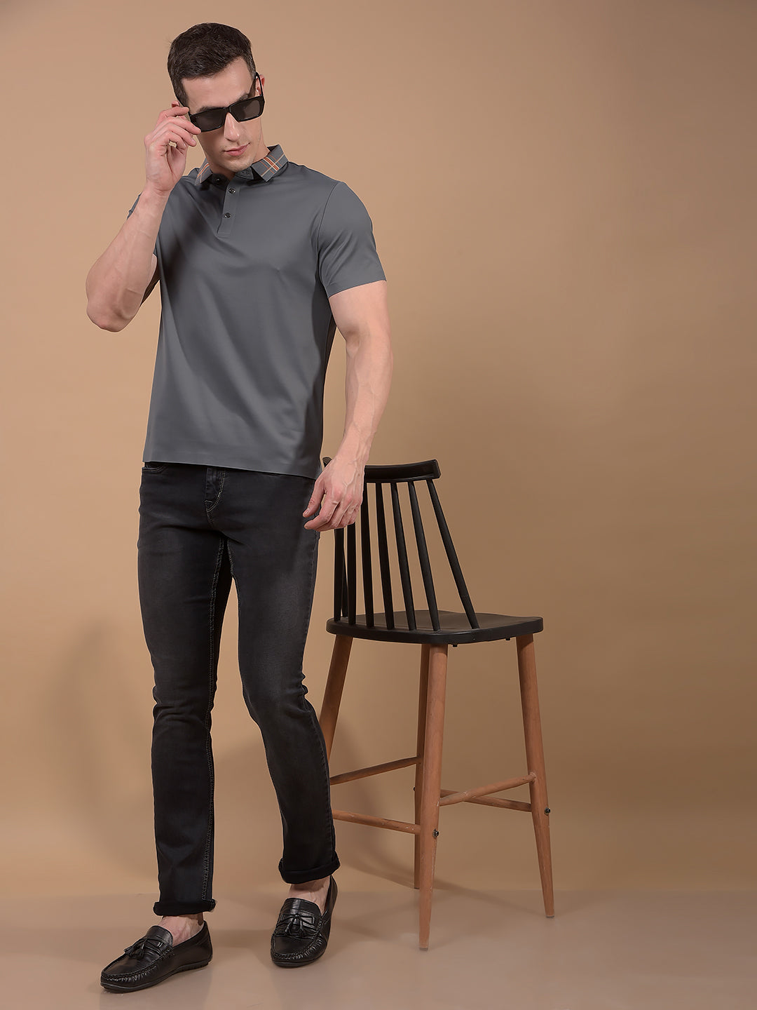Grey Jeans-Men Jeans-Crimsoune Club