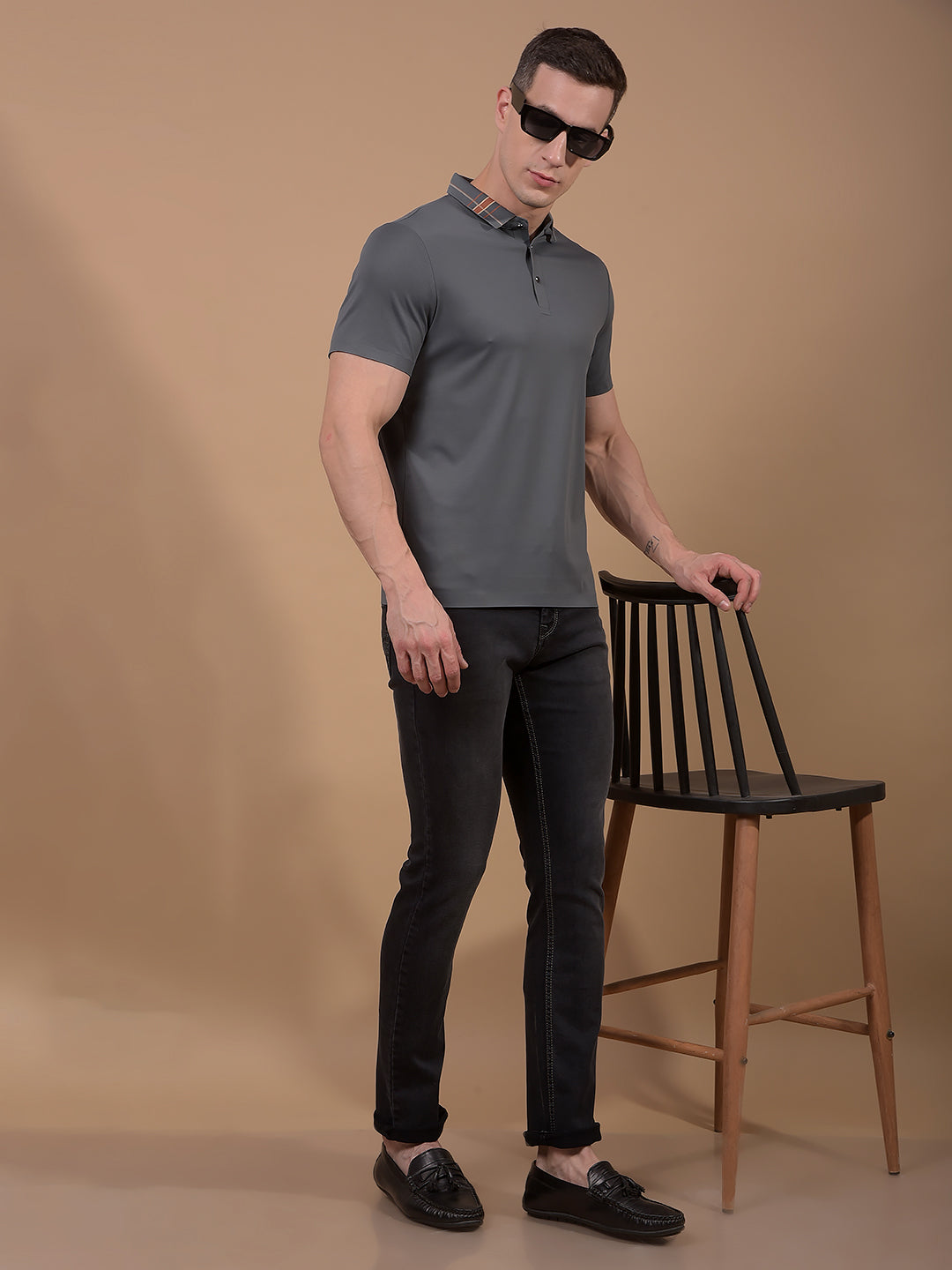 Grey Jeans-Men Jeans-Crimsoune Club
