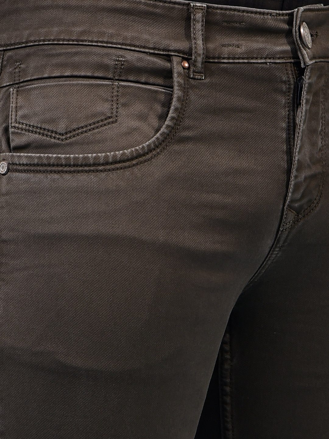 Men's Brown Jeans-Men Jeans-Crimsoune Club