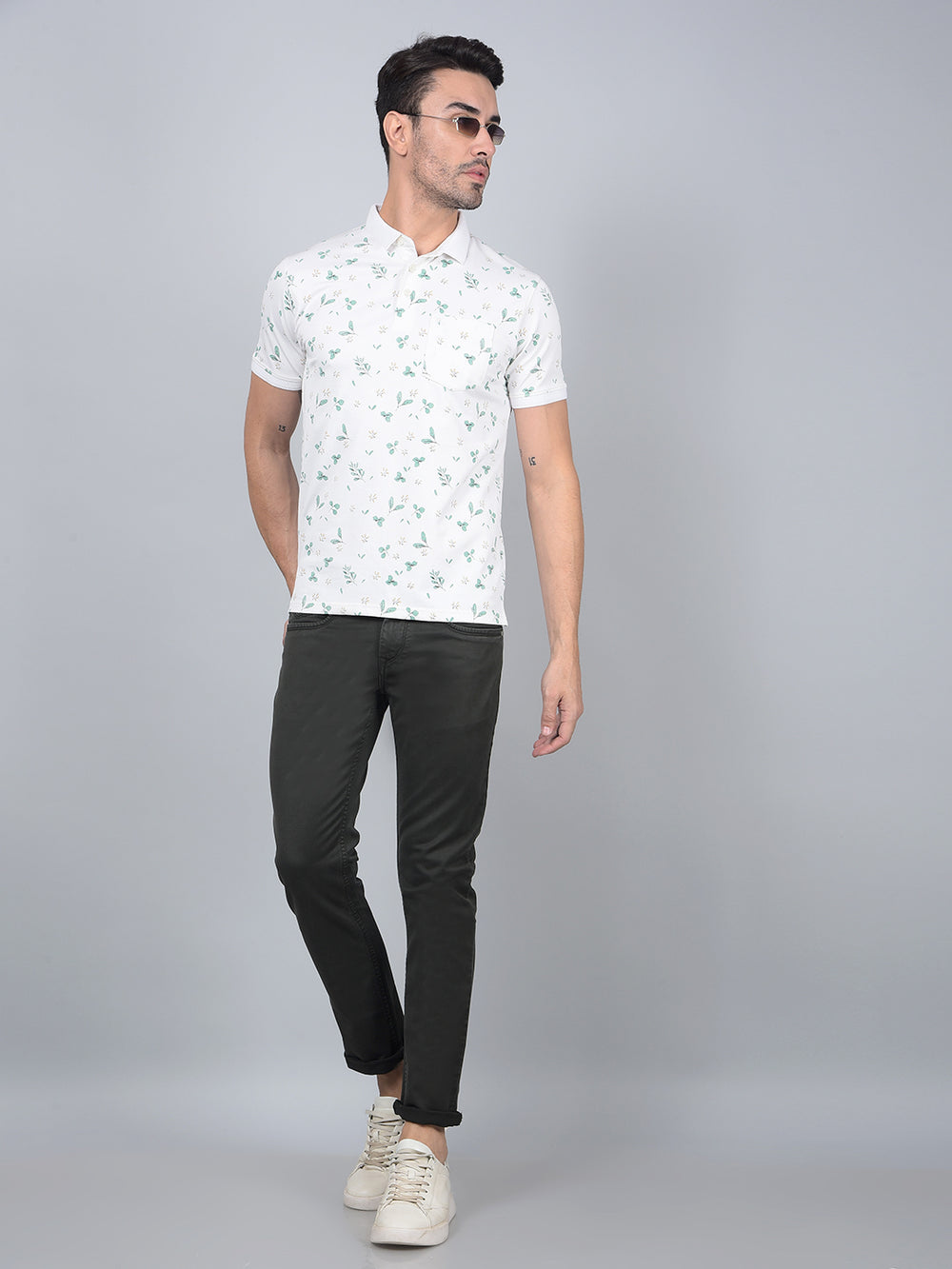 Olive Jeans-Men Jeans-Crimsoune Club