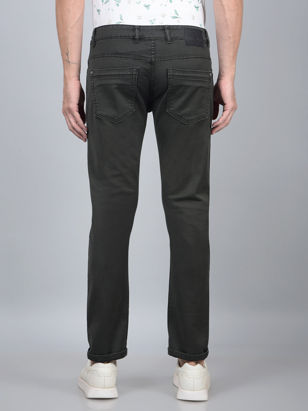 Olive Jeans-Men Jeans-Crimsoune Club
