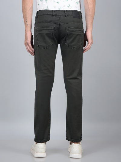 Olive Jeans-Men Jeans-Crimsoune Club