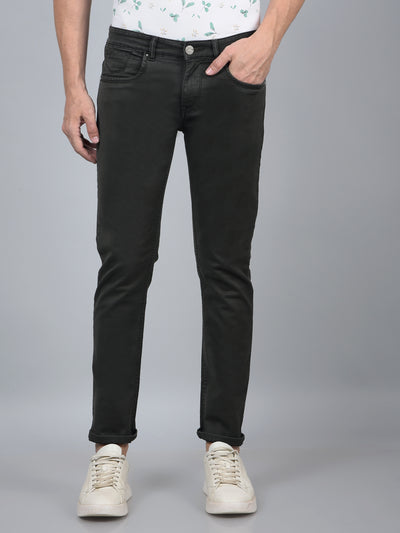 Olive Jeans-Men Jeans-Crimsoune Club