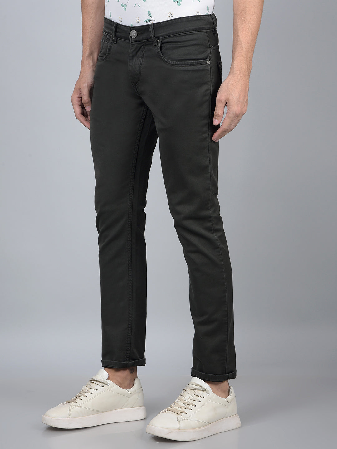 Olive Jeans-Men Jeans-Crimsoune Club