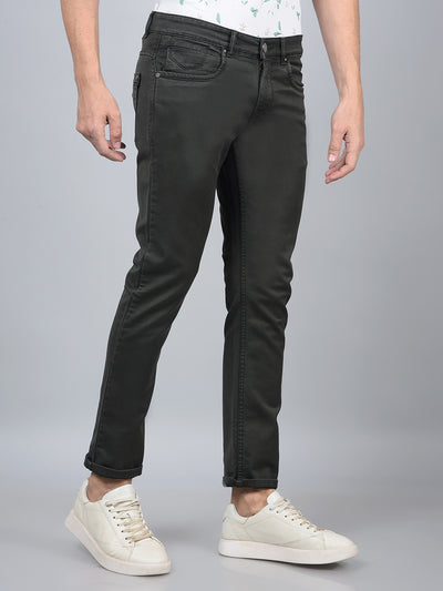 Olive Jeans-Men Jeans-Crimsoune Club