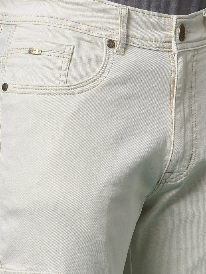 Off White Cargo Jeans-Men Jeans-Crimsoune Club