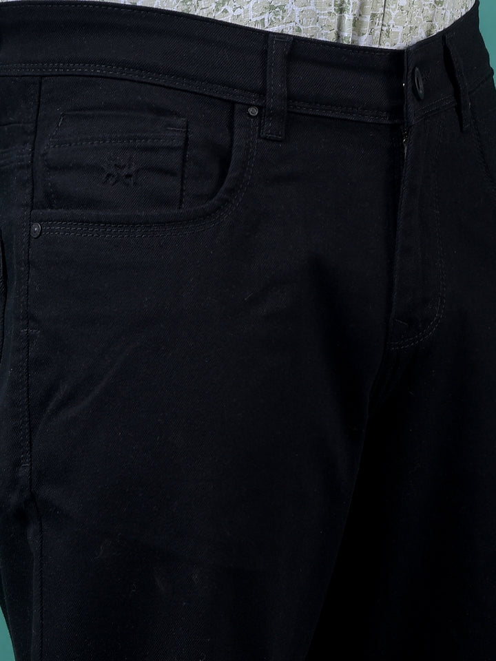 Black Baggy Jeans-Men Jeans-Crimsoune Club