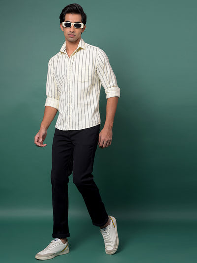 Classic Black Straight Leg Denim Jeans-Men Jeans-Crimsoune Club