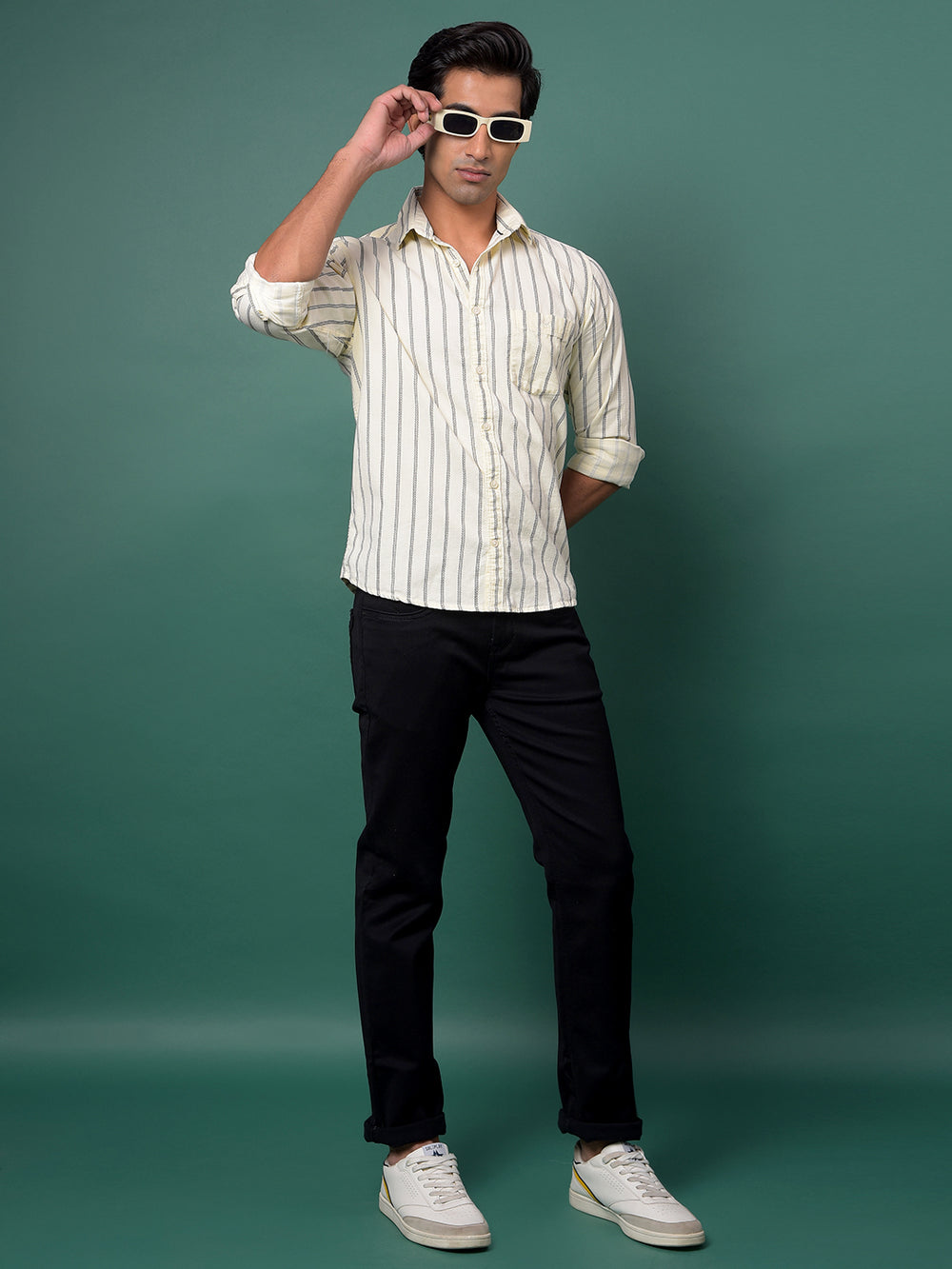 Classic Black Straight Leg Denim Jeans-Men Jeans-Crimsoune Club