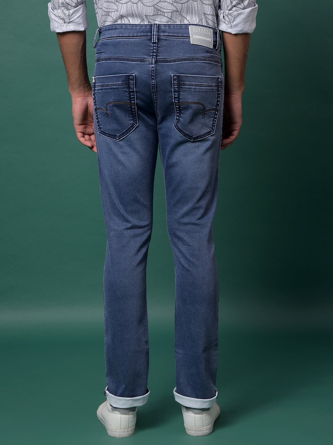 Versatile Blue Denim Jeans-Men Jeans-Crimsoune Club