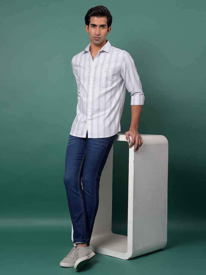 Versatile Blue Denim Jeans-Men Jeans-Crimsoune Club