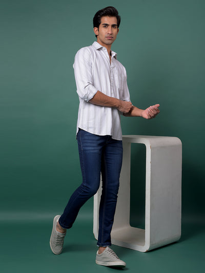 Versatile Blue Denim Jeans-Men Jeans-Crimsoune Club