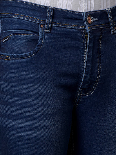 Versatile Blue Denim Jeans-Men Jeans-Crimsoune Club