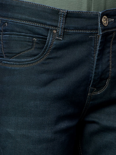 Versatile Blue Denim Jeans-Men Jeans-Crimsoune Club