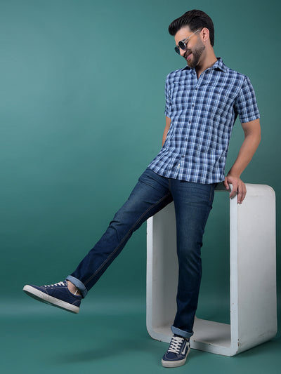 Versatile Blue Denim Jeans-Men Jeans-Crimsoune Club