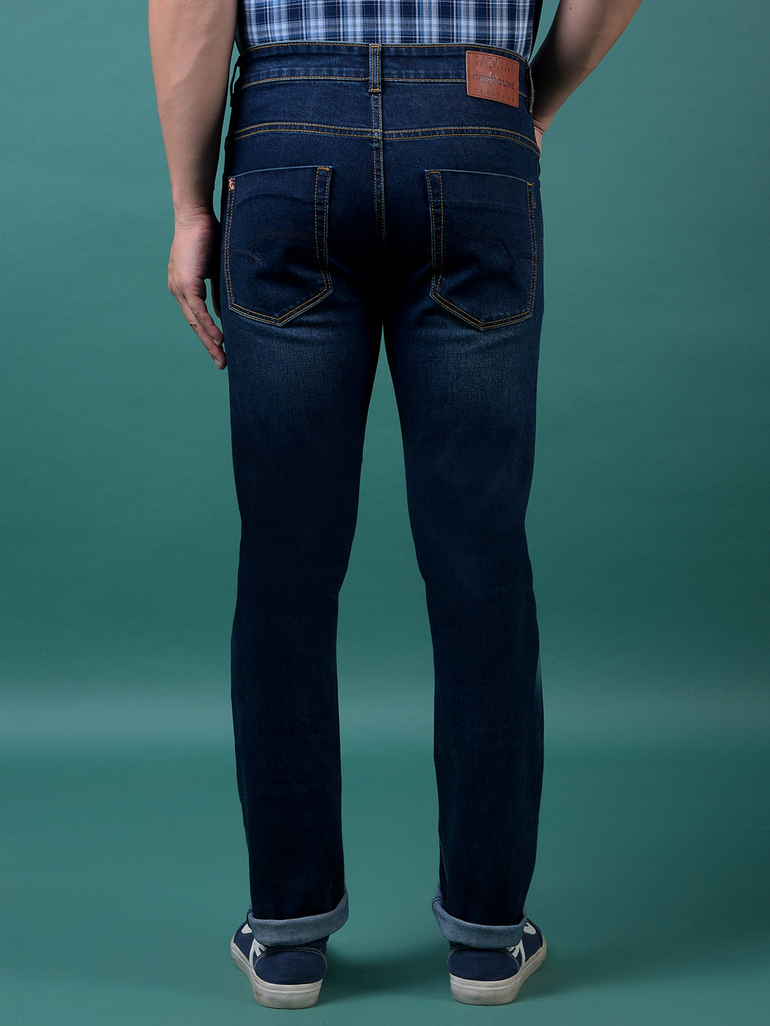 Versatile Blue Denim Jeans-Men Jeans-Crimsoune Club