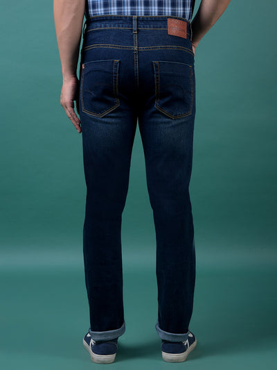Versatile Blue Denim Jeans-Men Jeans-Crimsoune Club
