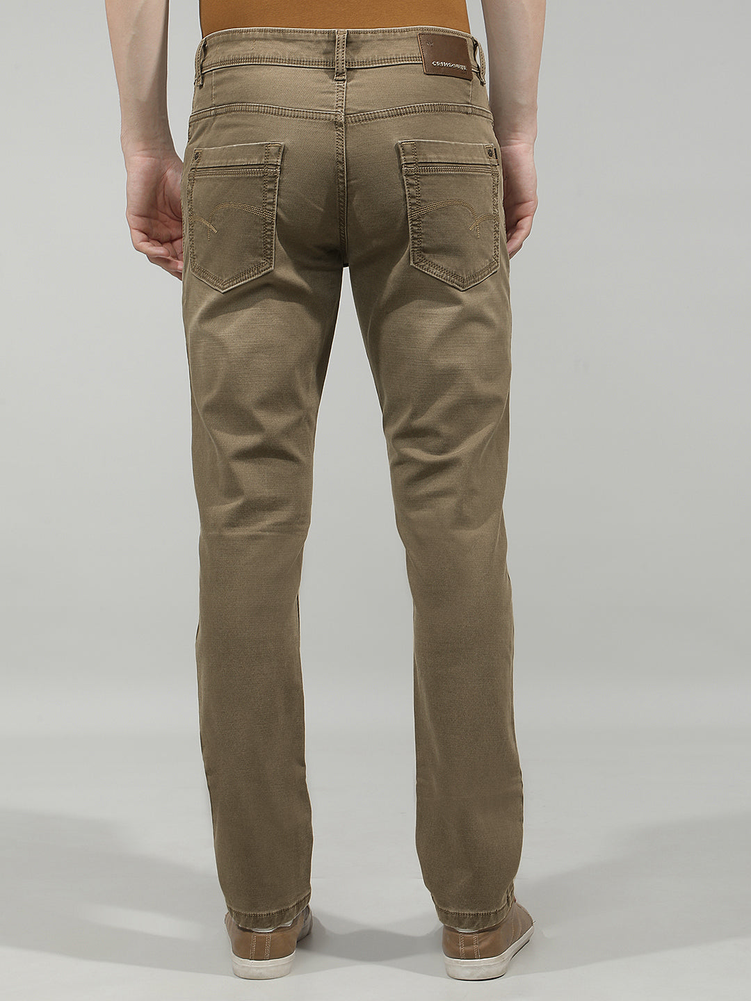 Urban Classic Khaki Jeans-Men Jeans-Crimsoune Club