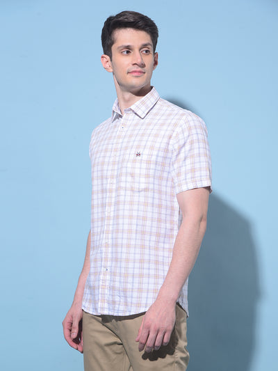 Multi-Color Tartan Check 100% Cotton Shirt-Men Shirts-Crimsoune Club