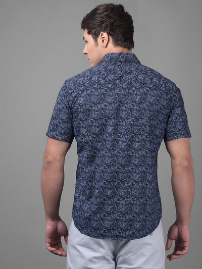 Blue Shirt-Men Shirts-Crimsoune Club