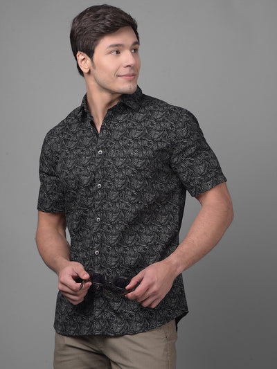 Black Shirt-Men Shirts-Crimsoune Club