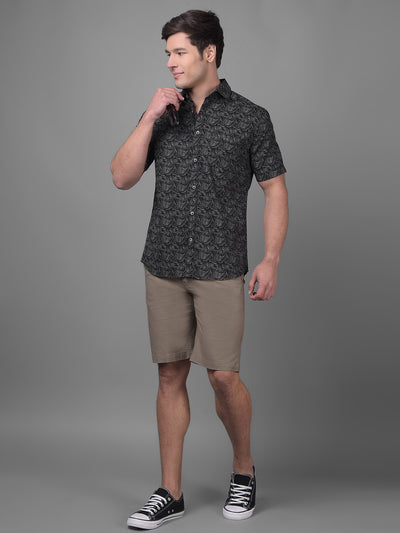 Black Shirt-Men Shirts-Crimsoune Club