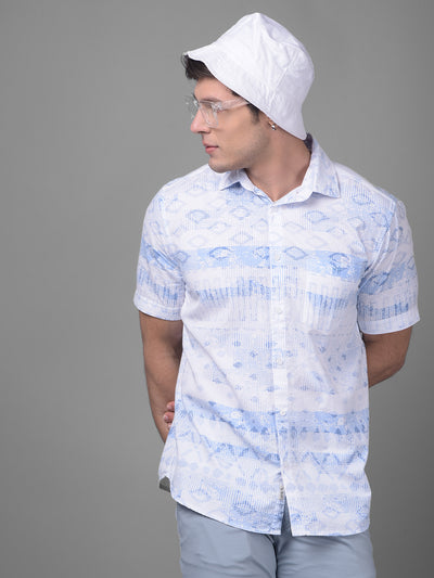 Blue Shirt-Men Shirts-Crimsoune Club