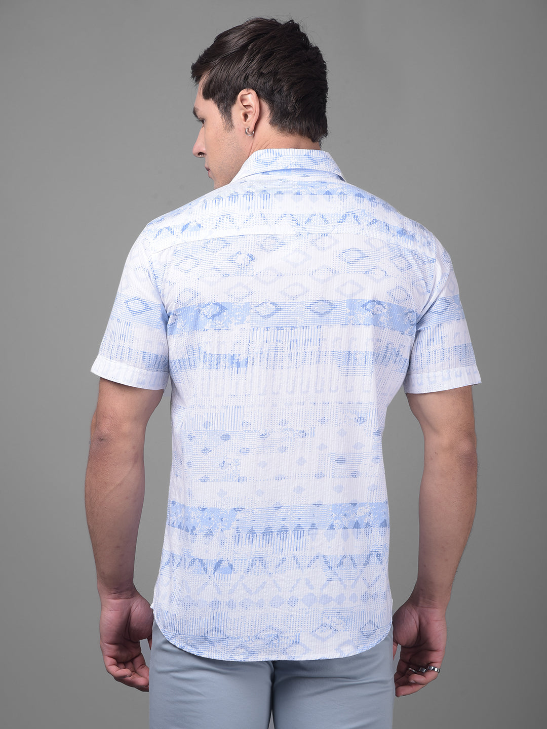Blue Shirt-Men Shirts-Crimsoune Club